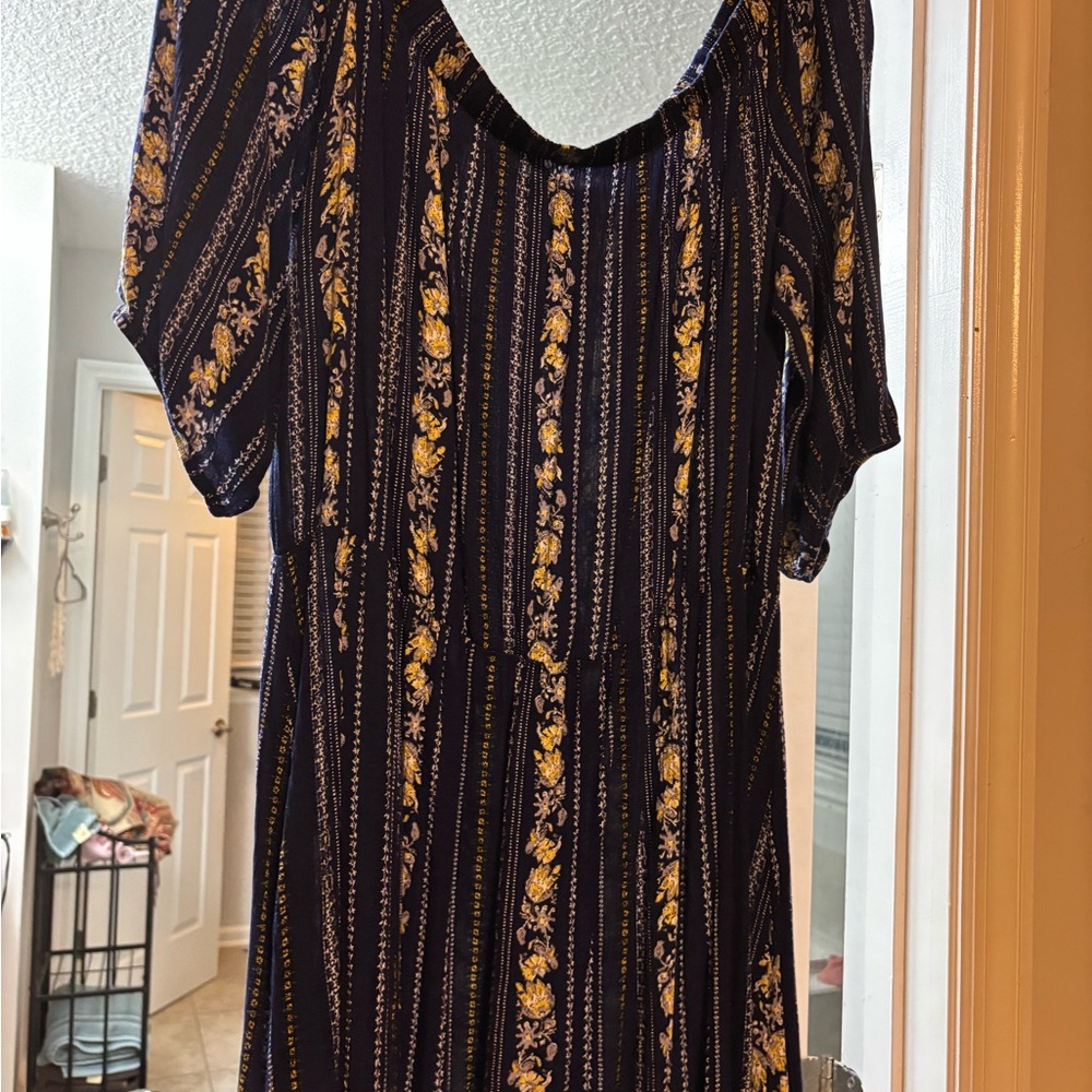 Floral Navy Dress